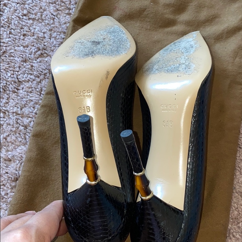 Gucci Python Pumps - image 4